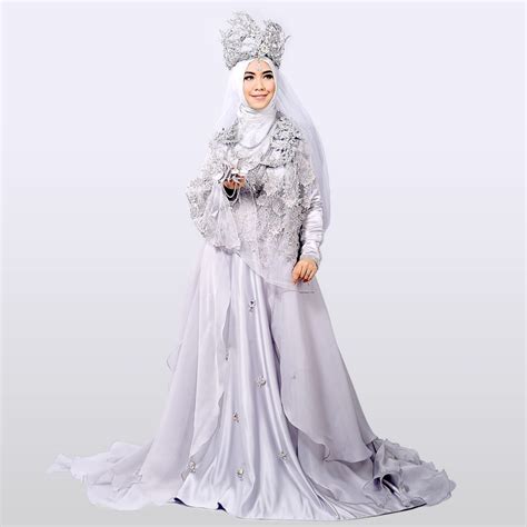 Model Gaun Pengantin Muslimah Syar I Elegan Modern