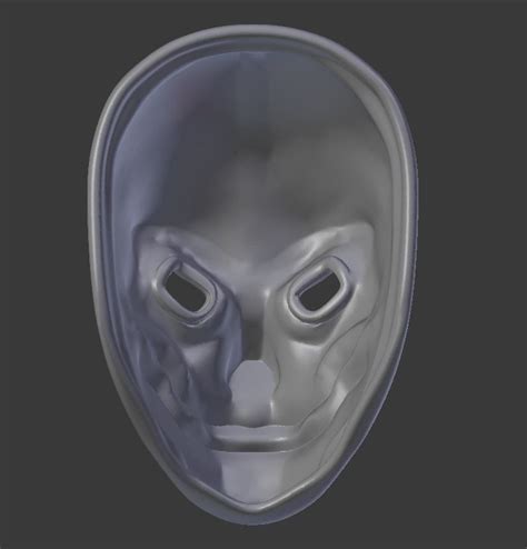 Sokol mask for face from PayDay 2 3D model 3D printable | CGTrader