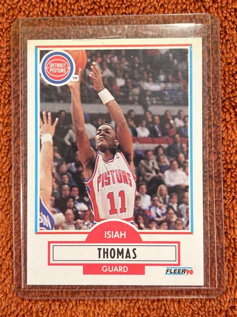 Fleer Isiah Thomas Basketball Card Estatesales Org