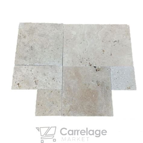 Dallage Travertin Beige Mix Nd Choix Opus Formats Carrelage Market