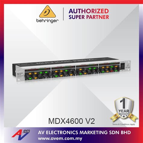 Behringer Multicom Pro Xl Mdx V Reference Class Channel Expander