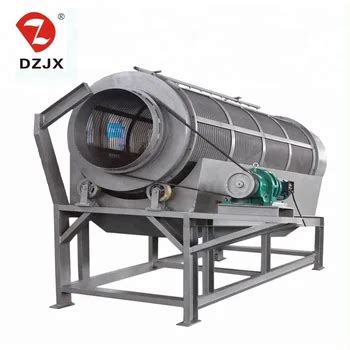 Dzjx Rotary Screens Sieve For Compost Composteur Rotatif Vibrating