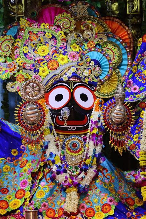 Colorful Decorated Idol of Lord Jagannath