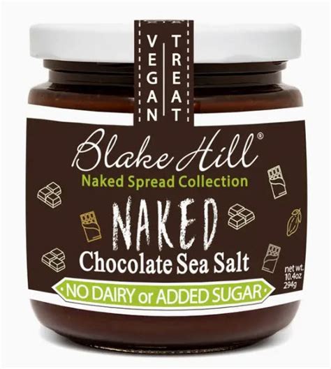 Blake Hill Naked Chocolate Sea Salt Vegan No Added Sugar The