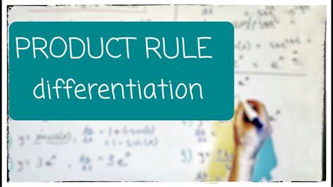 Product Rule Differentiation Youtube