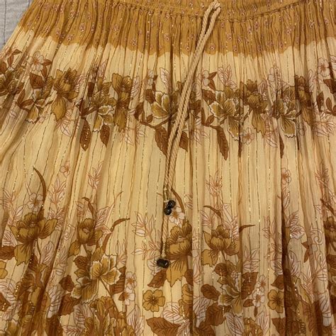 Spell Coco Lei Maxi Skirt Size Small Caramel Depop