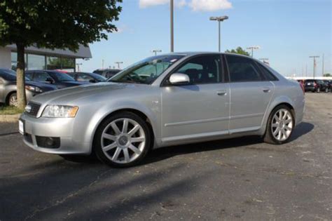 Find used 2004 04 Audi A4 Quattro 1.8T Silver and Black Leather AUDI in ...