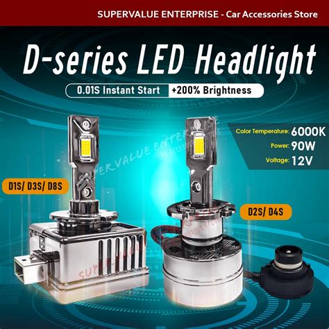 D S D S D S D S D S D S Canbus Car Led Headlight W K Hid Xenon