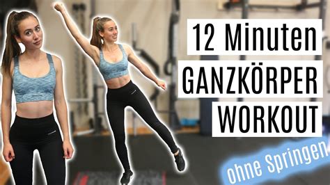 Hiit Workout Ohne Springen Für Anfänger And Fortgeschrittene Fettverbrennung In 12 Minuten Youtube