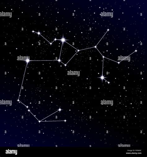 Sagittarius Constellation Map