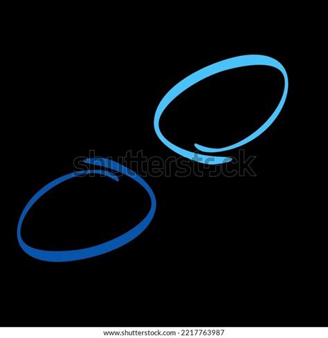 O Logo Design Illustration Black Background Stock Illustration ...