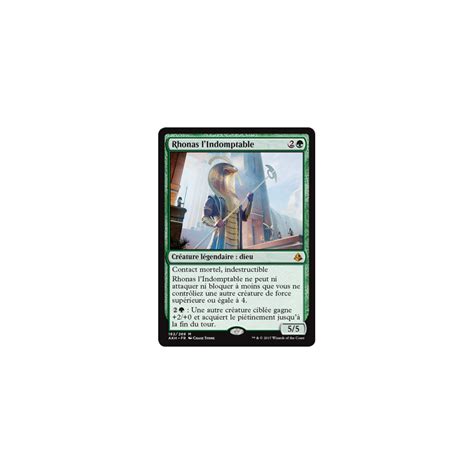 Carte Magic Mtg Amonkhet Mythique Vf Rhonas L Indomptable Goupiya