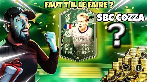 Fifa Sbc Cozza Hiver Joker Faut Il Le Faire Youtube