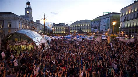 Diez años del 15-M en la Puerta del Sol, en imágenes
