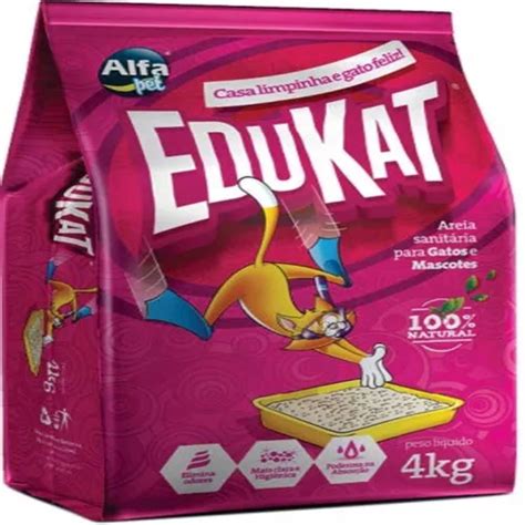 Kit Areia Granul Edukat P Gatos 3 Unidade Alf05 Parcelamento