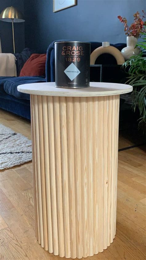 How To Make A Diy Fluted Side Table Even If You Re A Bit Rubbish At