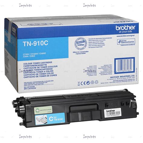 Картридж Brother TN-910C голубой для принтера Brother оригинальный ...