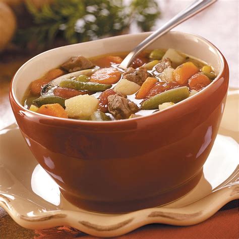 Slow Cooker Vegetable Soup Recipe Taste Of Home