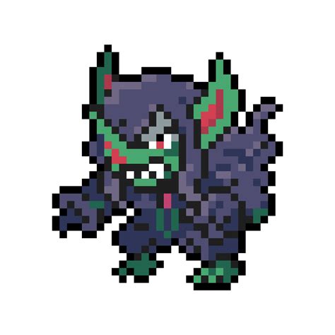 Pixilart Grimmsnarl Mini Sprite By Andruru