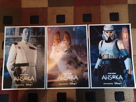 Ahsoka 11 X 16.5 Movie Collector's Poster Print Set of 3 - Etsy