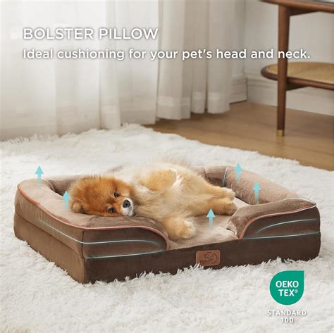 Bedsure Cama Ortop Dica Para Perros Peque Os Funda Extra Ble Y Lavable