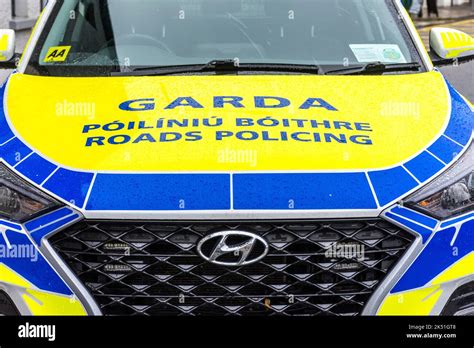 Irish Police Car Garda Car Of Roads Policing Unit Of An Garda Siochana