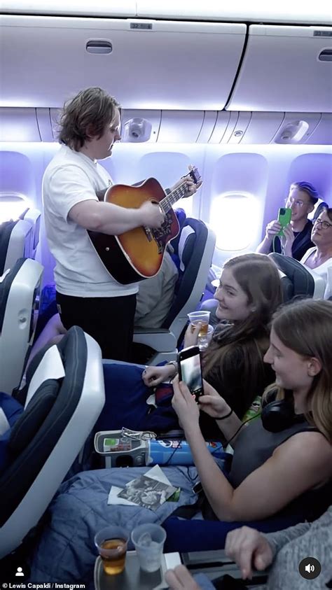 Lewis Capaldi Surprises Fans On British Airways Flight With A Live