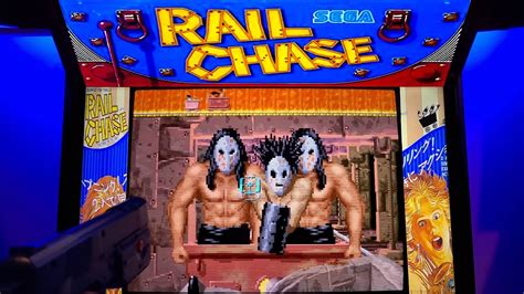 Rail Chase Arcade Cabinet Mame Playthrough W Hypermarquee Youtube