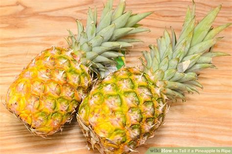 Ways To Tell If A Pineapple Is Ripe Wikihow