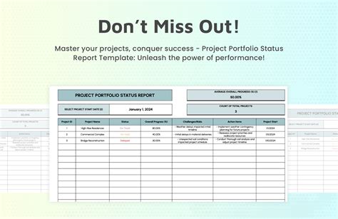 Project Portfolio Status Report Template In Google Sheets Excel