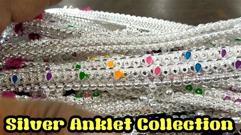 Silver Anklet To Inch Anklet Velli Kolusu Payal