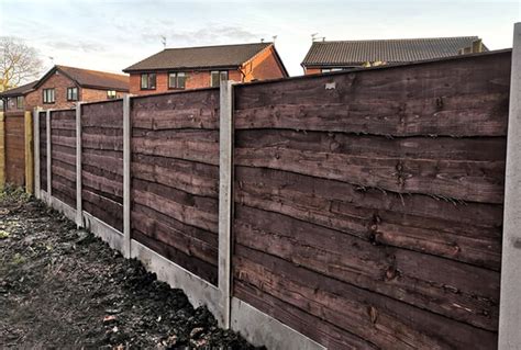 Waney Lap Garden Fence Panels Cocklestorm Fencing Ltd Manchester Bury