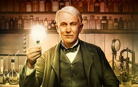 Thomas Edison Comercializa A Primeira Lâmpada Elétrica Incandescente