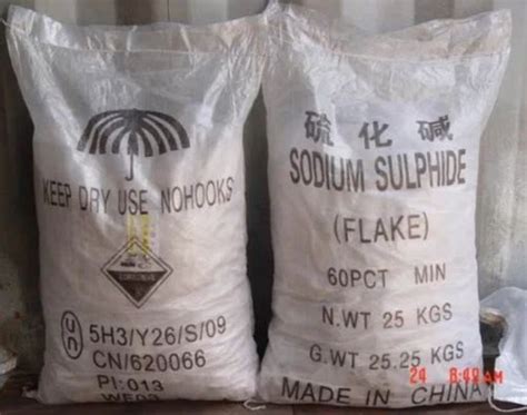 Reagent Grade Sodium Sulphide Flakes For Industrial Kg Bag At Rs