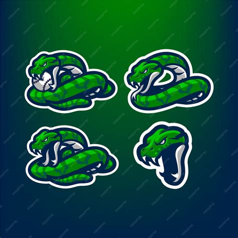 Premium Vector Snakes Collection Mascot For Esport And Sport Logo