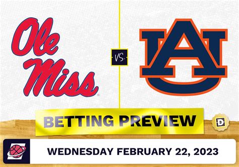 Ole Miss Vs Auburn Cbb Prediction And Odds Feb 22 2023