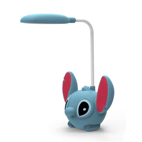 Led Lilo Stitch Desk Lamp With Pencil Sharpener Foldable Light Cute