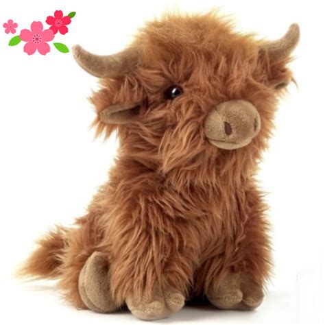 Clever Adorable Highland Cow Coo Cuddly Toy Plush Stuffed Scottish