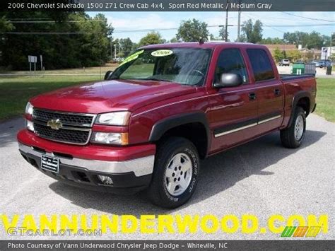 Sport Red Metallic 2006 Chevrolet Silverado 1500 Z71 Crew Cab 4x4