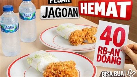 Jumat Seru Promo Kfc Hari Ini Agustus Kombo Hot Chili Chicken Cuma Rp Ribuan
