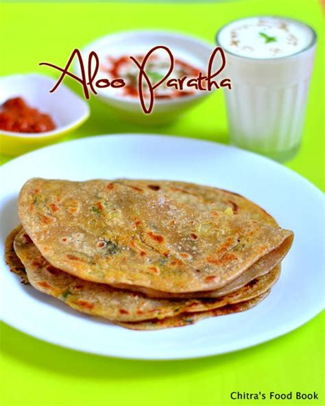 Punjabi Aloo Paratha Recipe Stuffed Potato Paratha Recipe Chitras