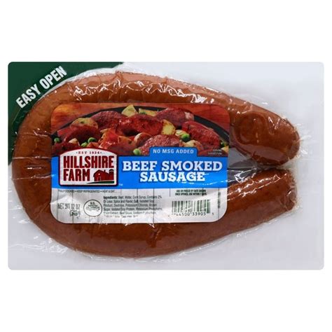 Hillshire Farm Beef Smoked Sausage Rope 12 Oz From Food Universe