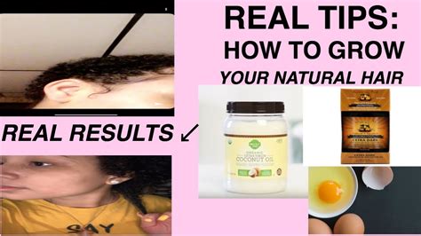 Real Tips On How To Grow Your Natural Hair Why Your Hair Isnt Growing Youtube