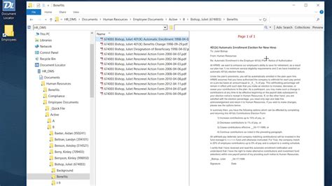 Hr Document Management Software Demonstration Youtube