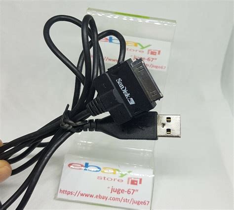 Sandisk Sansa USB Cord Cable Sync Data Charger ORIGINAL EBay