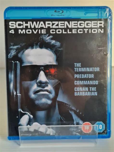 ARNOLD SCHWARZENEGGER 4 Movie Collection Blu Ray Boxset The Terminator