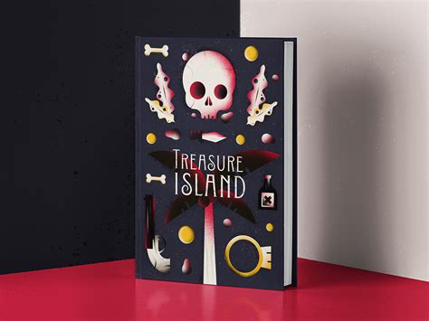 TREASURE ISLAND Book Cover - Dribbble Weekly Warm Up by Kathrin Schönborn on Dribbble