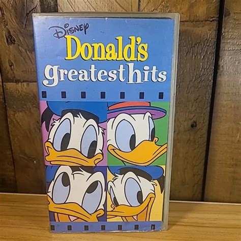 Walt Disney Donalds Greatest Hits Vhs Viva Video Tr S Rare Htf