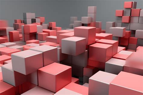 3D-формы отображают эффекты движения 3D-блоки фона 3D-рендеры ...