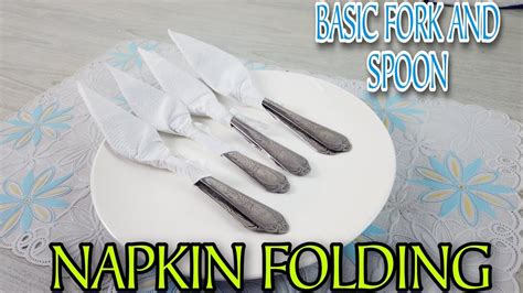 HOW TO WRAP FORK AND SPOON NAPKIN FOLDING YouTube